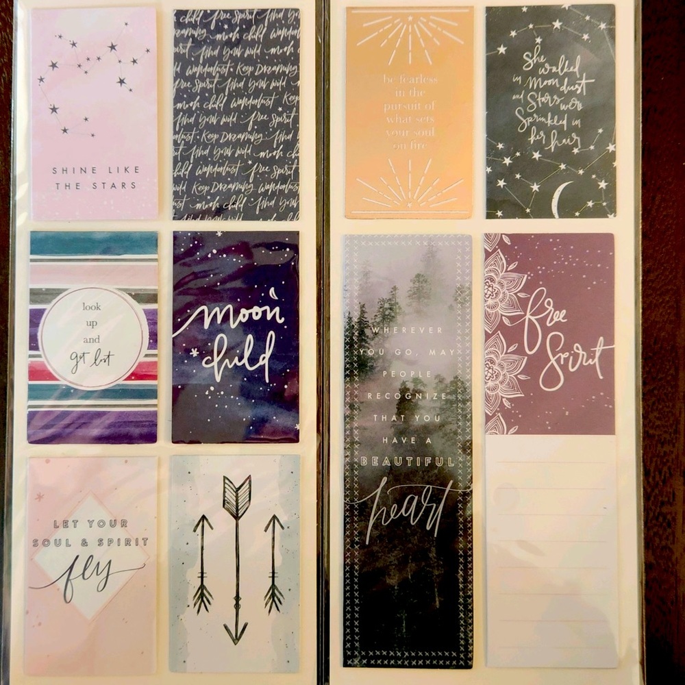 JOURNALING STICKERS FREE SPIRIT 24 COUNT HAPPY PLANNER